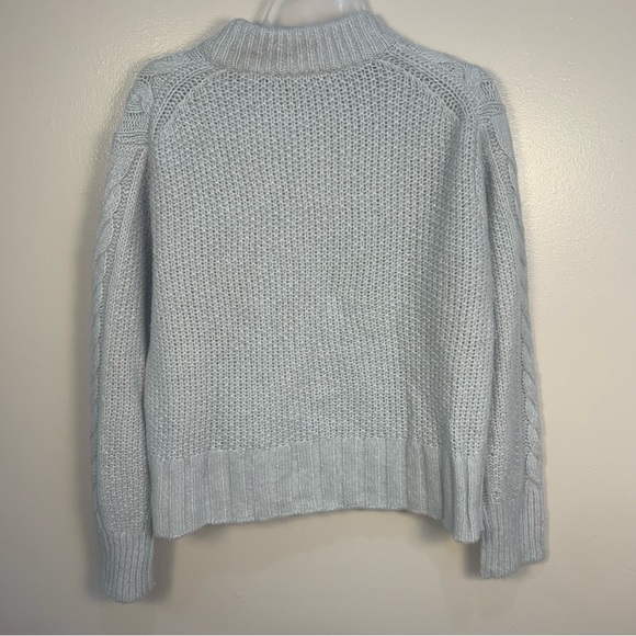 Everlane Cloud Cable Knit Alpaca Wool Blend Crew Neck Sweater - Picture 9 of 14